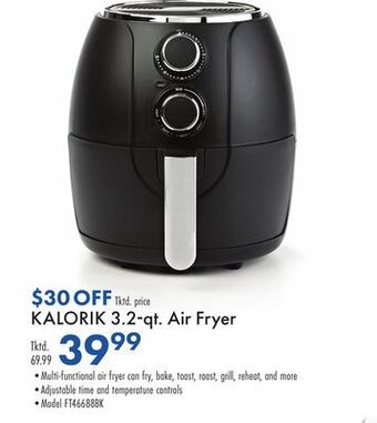 Boscov's Kalorik 3.2-qt. air fryer offer
