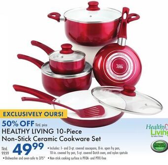 Boscov's Healthy living 10-piece non-stick ceramic cookware set offer