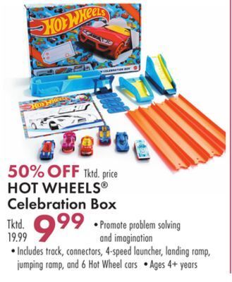 Boscov's Hot wheels celebration box offer