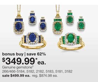 JC Penney Genuine gemstone‡ offer