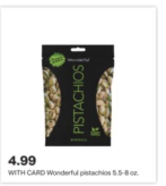 CVS Wonderful pistachios offer