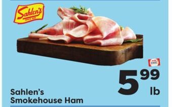 Weis Markets Sahlen's smokehouse ham offer