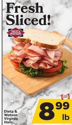 Weis Markets Dietz & watson virginia ham offer