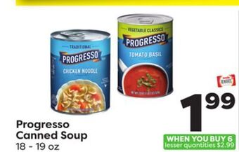 Weis Markets Progresso canned soup offer