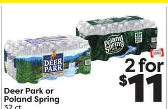 Weis Markets Deer park or poland spring offer