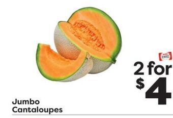 Weis Markets Jumbo cantaloupes offer