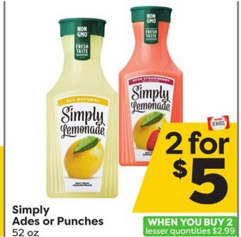 Weis Markets Simply ades or punches offer