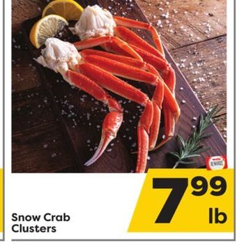 Weis Markets Snow crab clusters offer