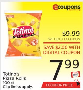 Weis Markets Totino's pizza rolls offer
