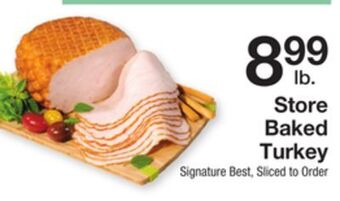 The Fresh Grocer Store baked turkey offer
