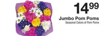 The Fresh Grocer Jumbo pom poms offer
