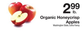 The Fresh Grocer Organic honeycrisp apples offer