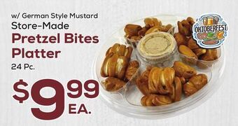 DeCicco & Sons Store-made pretzel bites platter offer