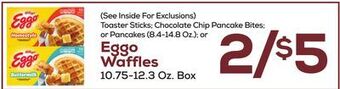 DeCicco & Sons Eggo waffles 10.75-12.3 oz. box offer