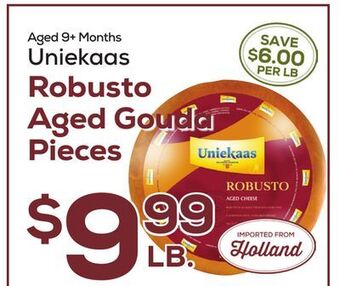 DeCicco & Sons Uniekaas robusto aged gouda pieces offer