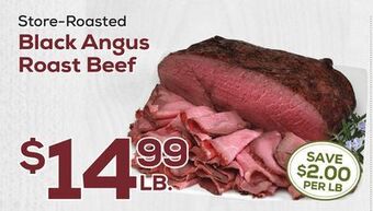 DeCicco & Sons Black angus roast beef offer