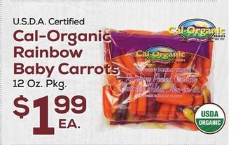DeCicco & Sons Cal-organic rainbow baby carrots offer