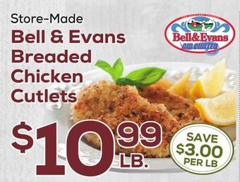DeCicco & Sons Bell & evans breaded chicken cutlets offer