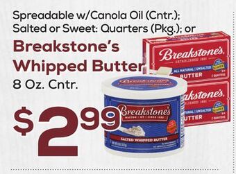 DeCicco & Sons Breakstone's whipped butter, 8 oz. cntr offer