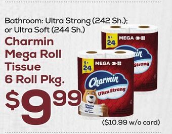 DeCicco & Sons Charmin mega roll tissue offer