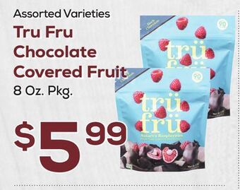 DeCicco & Sons Tru fru chocolate covered fruit offer