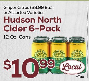 DeCicco & Sons Hudson north cider 6-pack offer