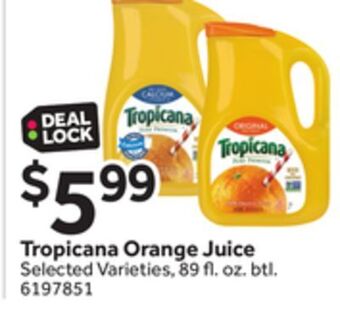 Stop&Shop Tropicana orange juice offer