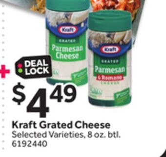 Stop&Shop Kraft grated cheese offer
