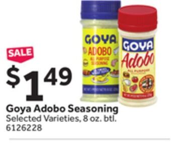 Stop&Shop Goya adobo seasoning offer