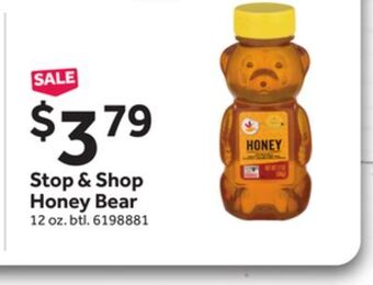 Stop&Shop Stop & shop honey bear offer