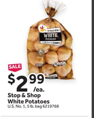 Stop&Shop Stop & shop white potatoes offer