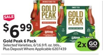 Stop&Shop Gold peak 6 pack offer