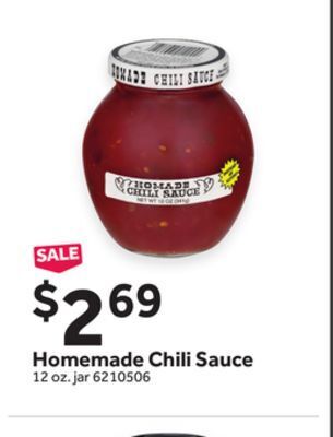 Stop&Shop Homemade chili sauce offer