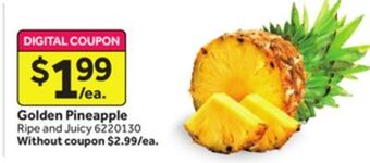 Stop&Shop Golden pineapple offer