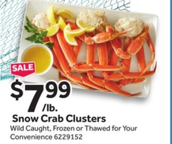 Stop&Shop Snow crab clusters offer