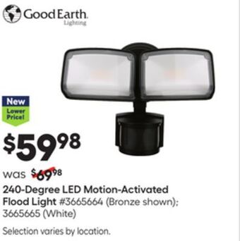 Lowe's 240-degree led motion-activated flood light offer