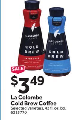 Stop&Shop La colombe cold brew coffee offer