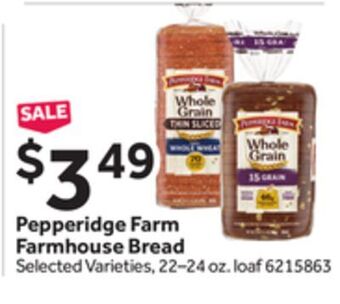 Stop&Shop Pepperidge farm farmhouse bread offer