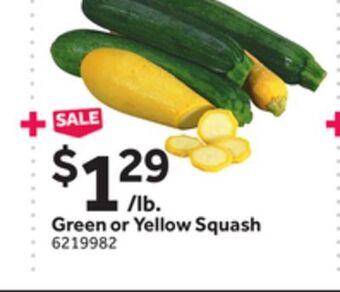 Stop&Shop Green or yellow squash offer