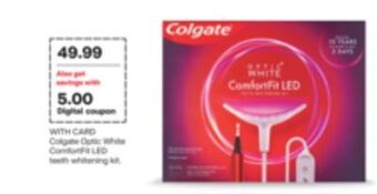 CVS Colgate optic white comfortfit led teeth whitening kit offer