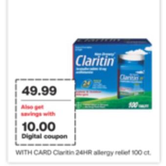 CVS Claritin 24hr allergy relief 100 ct offer