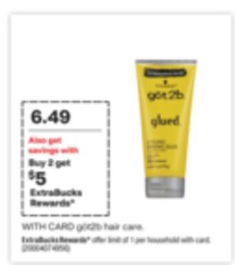 CVS Göt2b hair care offer