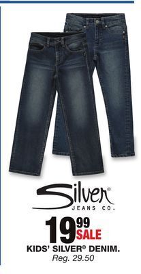 Blain's Farm & Fleet Kids' silver denim offer