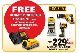 Blain's Farm & Fleet Dewalt 20v bare tools offer
