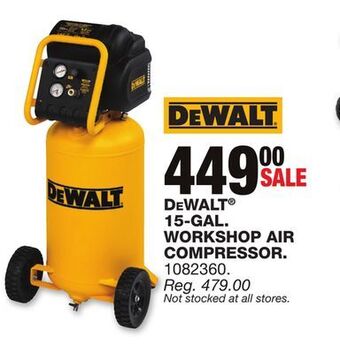Blain's Farm & Fleet Dewalt 15-gal. workshop air compressor offer
