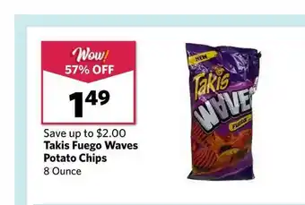 Grocery Outlet Takis Fuego Waves Potato Chips offer