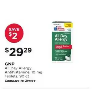 Good Neighbor Pharmacy Gnp All Day Allergy Antihistamine 10 Mg offer