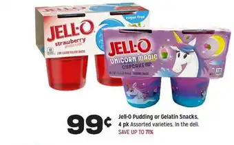 Grocery Outlet Jell-o Pudding Or Gelatin Snacks offer