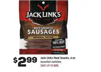 Grocery Outlet Jack Links Meat Snacks offer