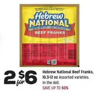 Grocery Outlet Hebrew National Beef Franks offer